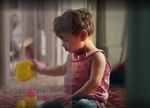 نمونه اصلاح رنگ و نور فیلم کوتاه خودخوری